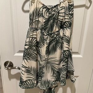 Palm Tree Print Express Romper